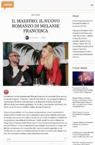 28 Le News Il Maestro, Il Nuovo Romanzo Di Melanie Francesca Le News