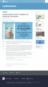 66 Presentazione De Il Maestro Di Melanie Francesca � Letteratura � Rai Cultura